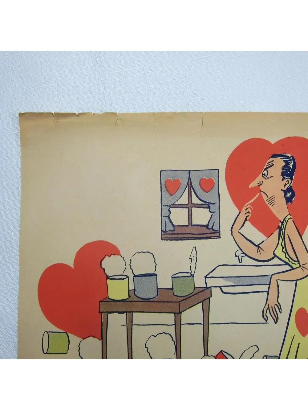 Vintage Vinegar Valentine Housewife Penny Dreadful Sarcasm Insult Poem Ephemera